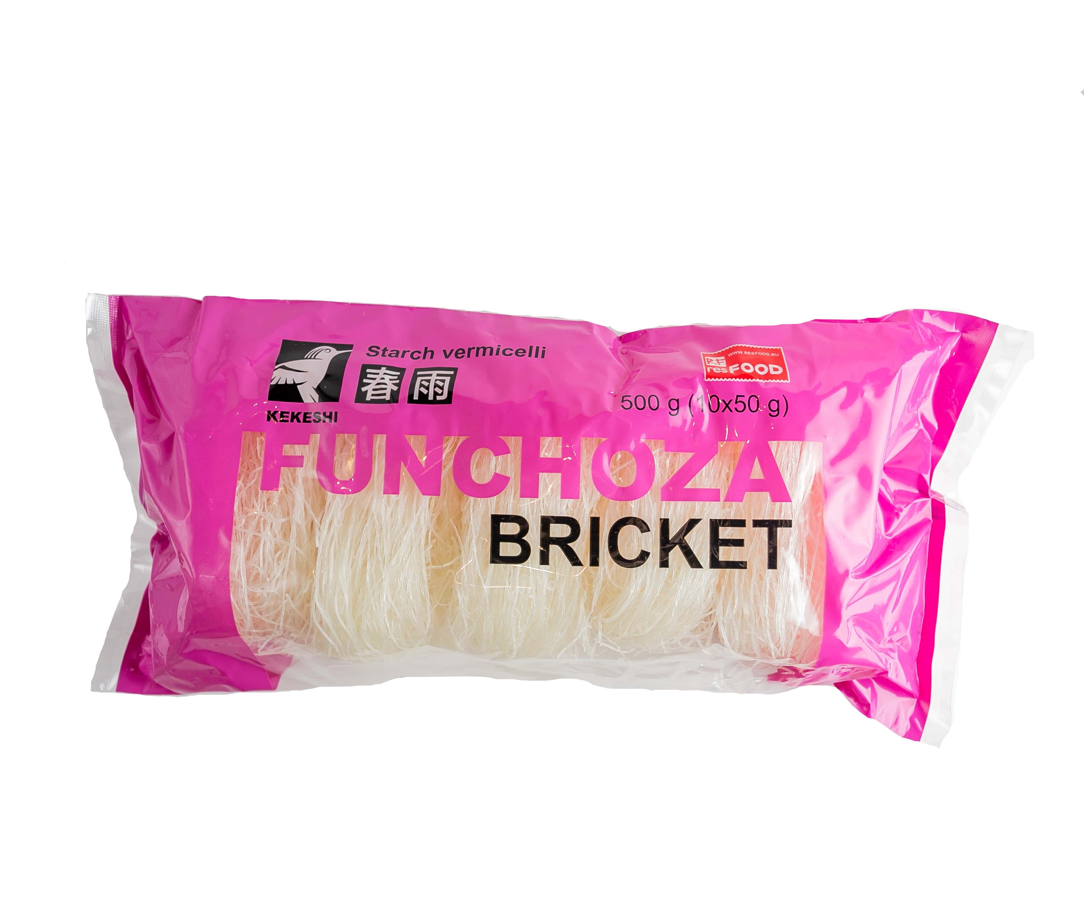 Funchoza Rice Noodles 500g is popular in Japanese and Chinese cuisine.