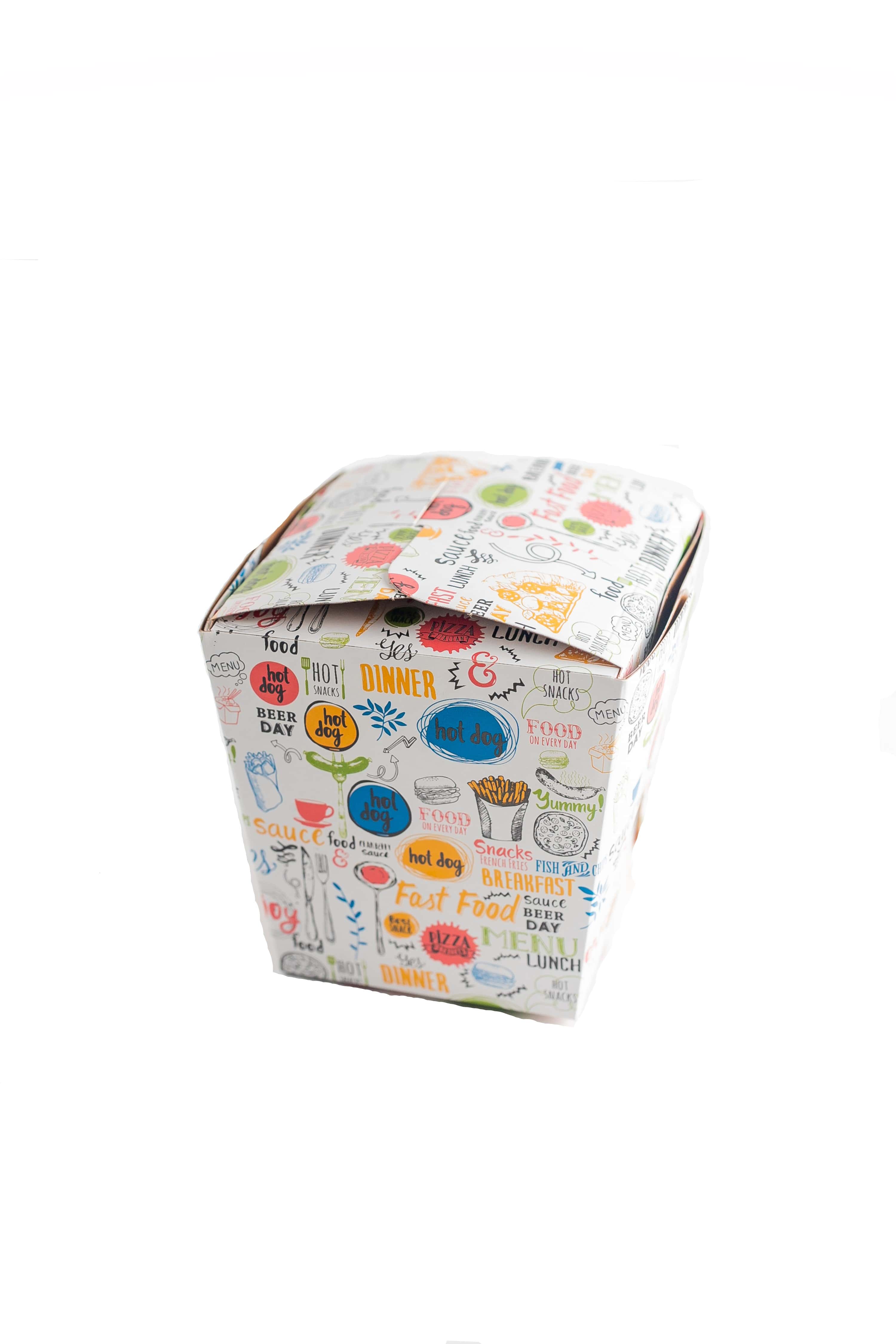 Eco paper containers for delivery.