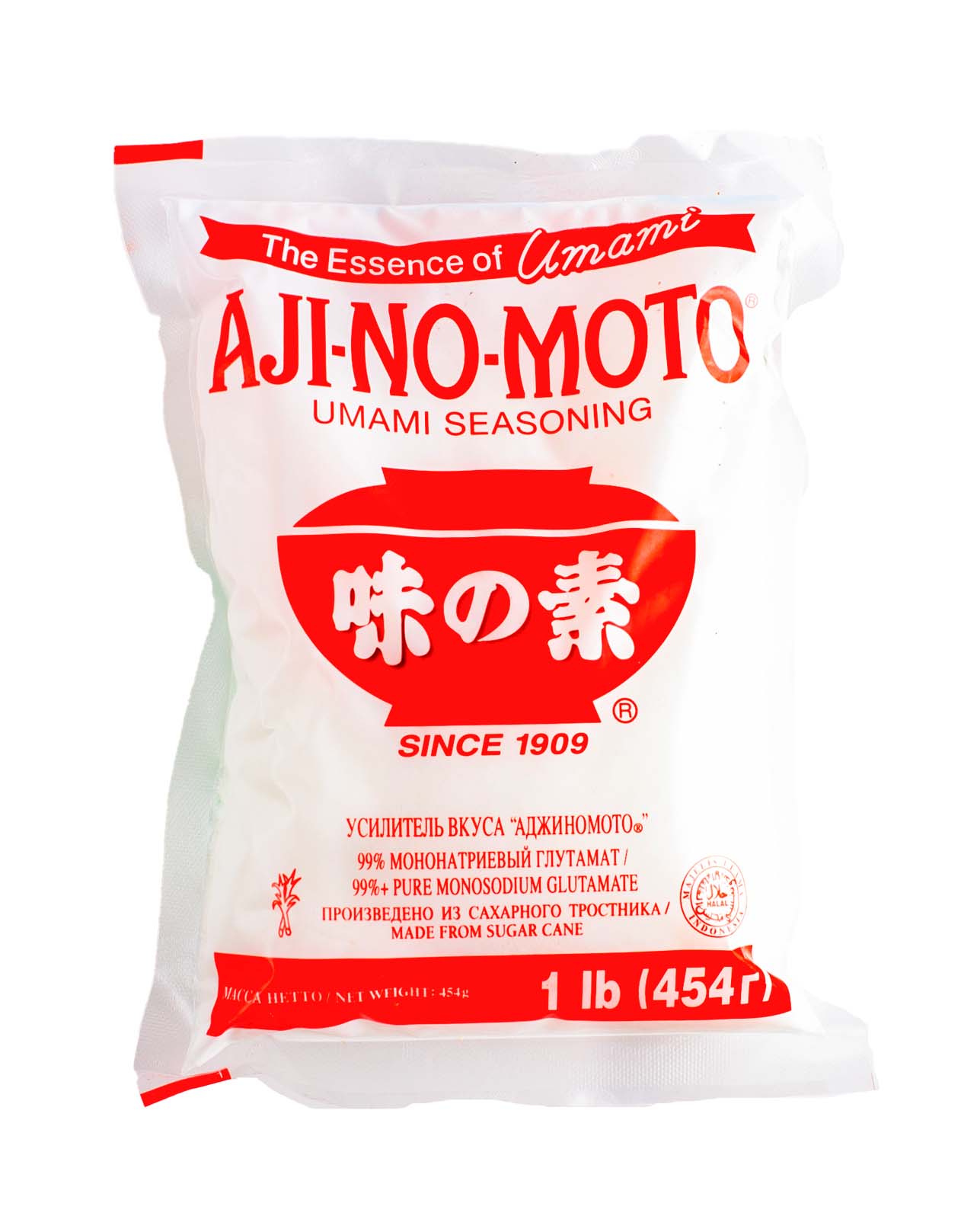 Глютамат натрия также известен как японская соль Ajino Moto и используется в качестве усилителя.